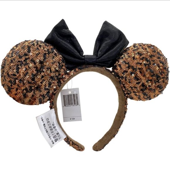 Disney Parks Aulani Hawaii Golden Plumeria Minnie Ears Headband